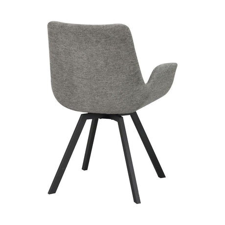NORWELL Esszimmerstuhl Grau/Schwarz 60x58x83cm - ZEN ZONE