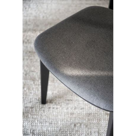 KATO Esszimmerstuhl Schwarz/Grau 46x56x83cm - ZEN ZONE