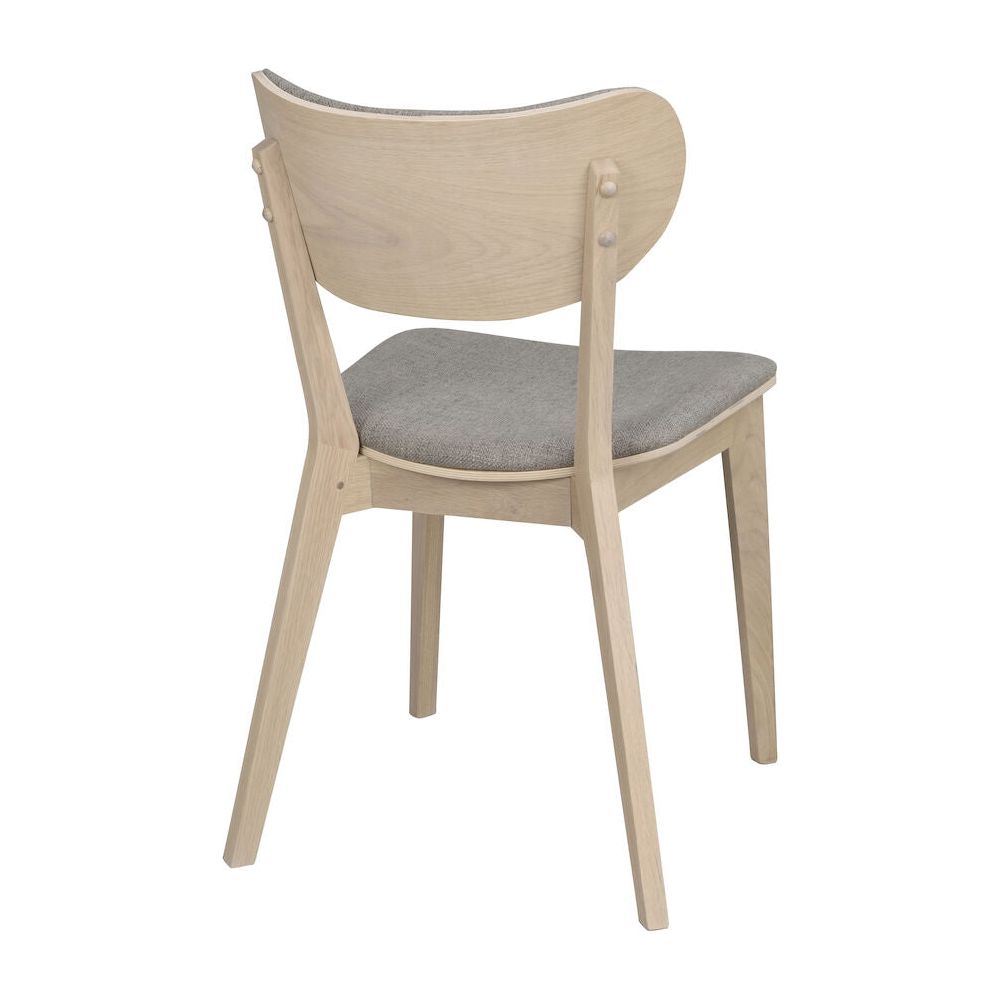 KATO Esszimmerstuhl Weiß pigmentiert/hellgrau 46x56x83cm - ZEN ZONE