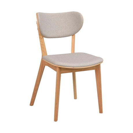 KATO Essstuhl Eiche/Graubeige 46x56x83cm - ZEN ZONE Furniture
