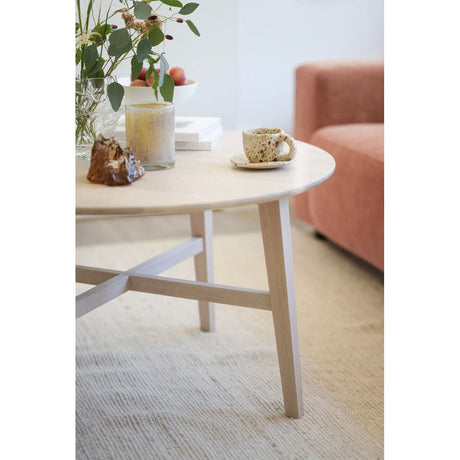 FILIPPA Couchtisch Weiß pigmentiert 90x90x52cm - ZEN ZONE