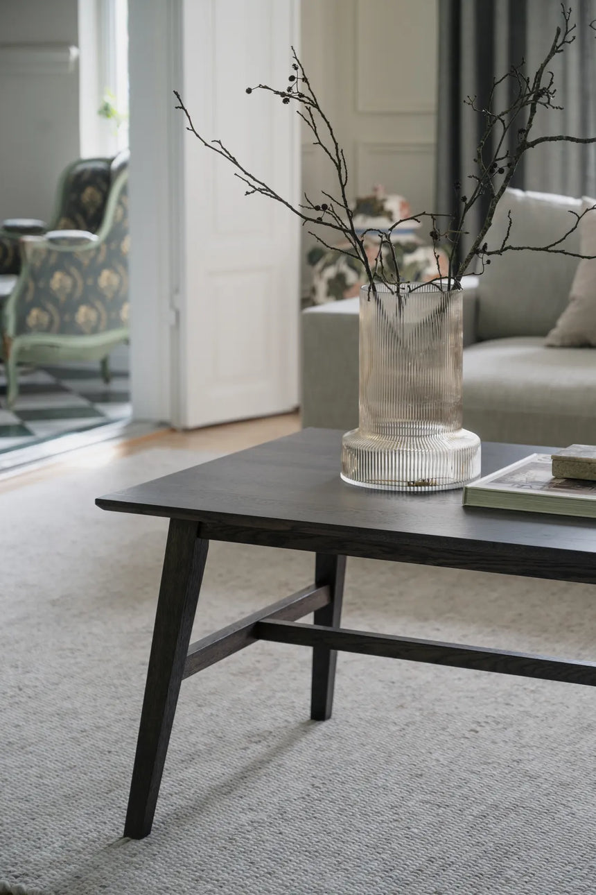 FILIPPA Couchtisch aus Eiche in Dunkelbraun, 130x70x52 cm - ZEN ZONE Furniture