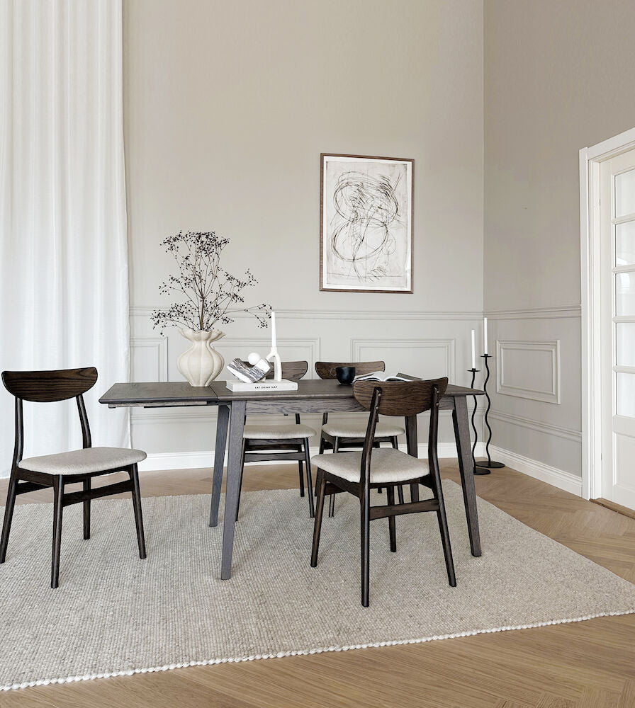 FILIPPA Esstisch Dunkelbraun 120x80x74cm - ZEN ZONE