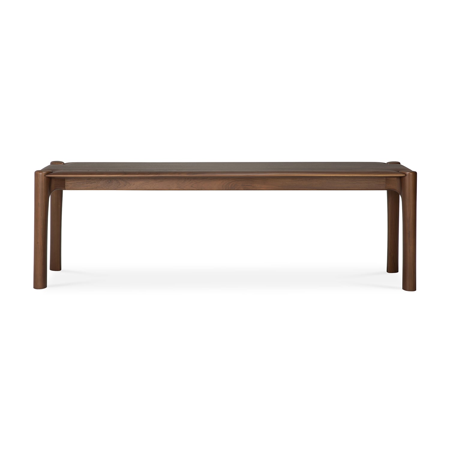 PI Sitzbank - lackiertes Teak - braun - 146 x 35 x 46 cm - ZEN ZONE Furniture