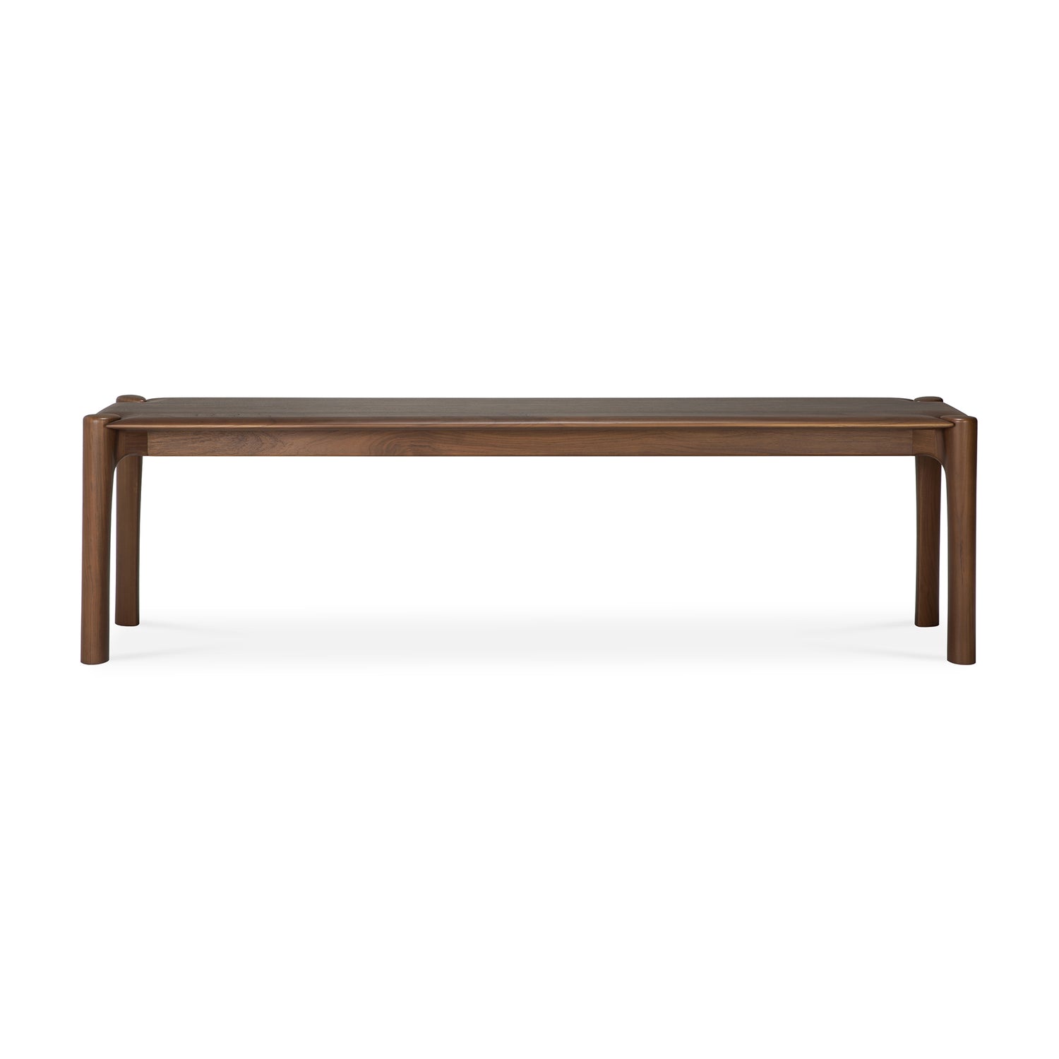 PI Sitzbank - lackiertes Teak - braun - 166 x 35 x 46 cm - ZEN ZONE Furniture
