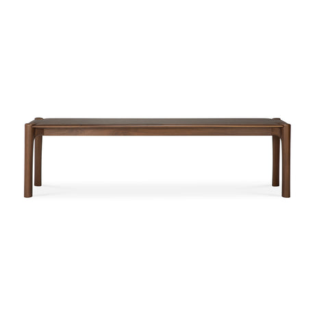 PI Sitzbank - lackiertes Teak - braun - 166 x 35 x 46 cm - ZEN ZONE Furniture