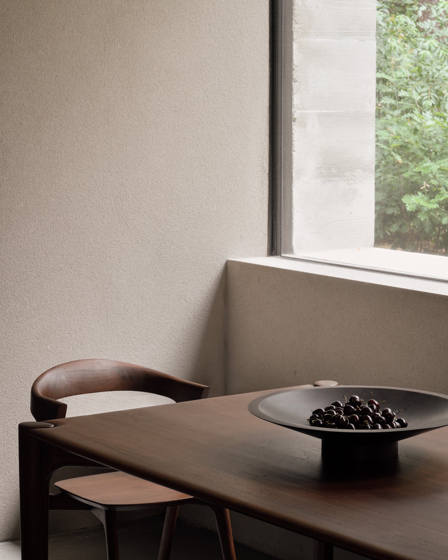 PI Esstisch - lackiertes Teak - braun - rechteckig - 240 x 100 x 76 cm - ZEN ZONE Furniture