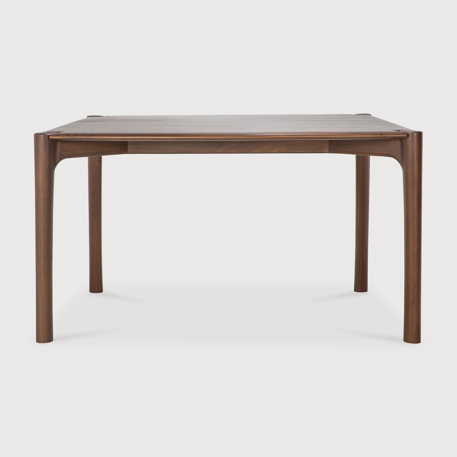 PI Esstisch - lackiertes Teak - braun - rechteckig - 140 x 80 x 76 cm - ZEN ZONE Furniture