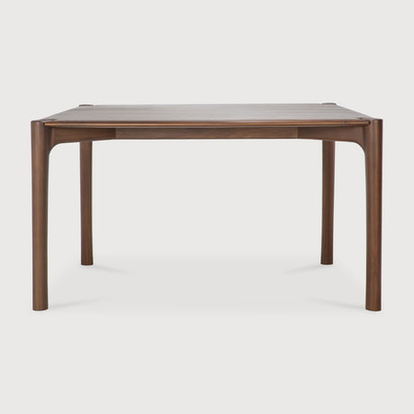 PI Esstisch - lackiertes Teak - braun - rechteckig - 140 x 80 x 76 cm - ZEN ZONE Furniture