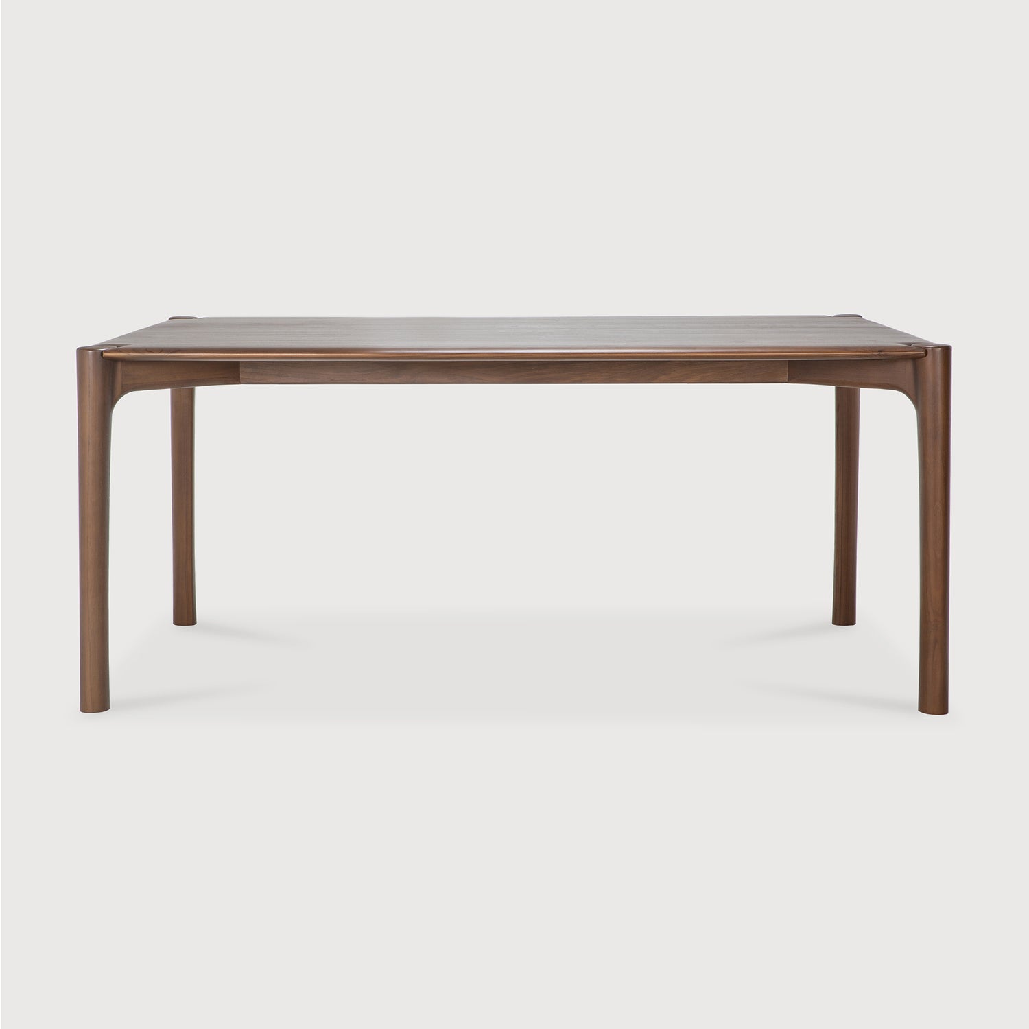PI Esstisch - lackiertes Teak - braun - rechteckig - 180 x 90 x 76 cm - ZEN ZONE Furniture