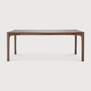 PI Esstisch - lackiertes Teak - braun - rechteckig - 200 x 95 x 76 cm - ZEN ZONE Furniture