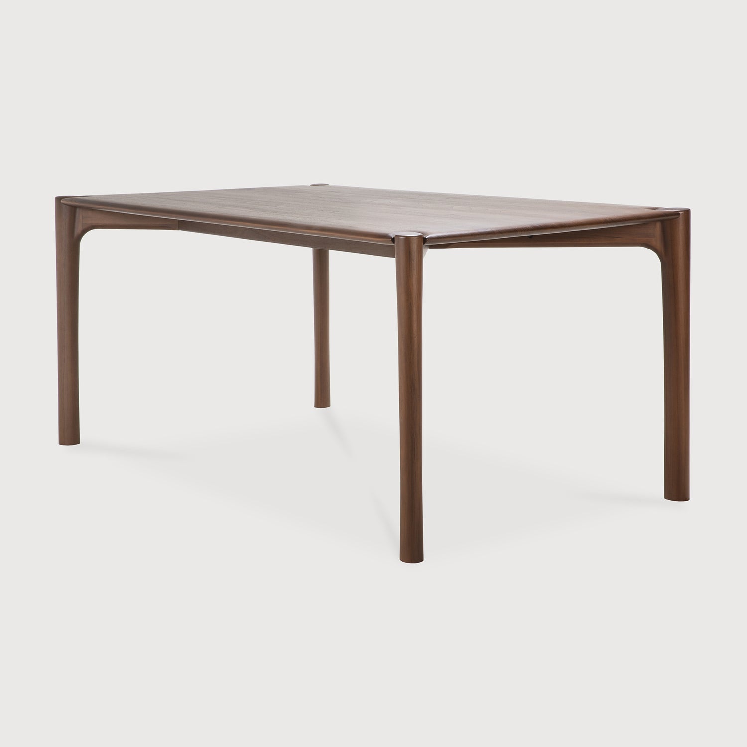 PI Esstisch - lackiertes Teak - braun - rechteckig - 200 x 95 x 76 cm - ZEN ZONE Furniture
