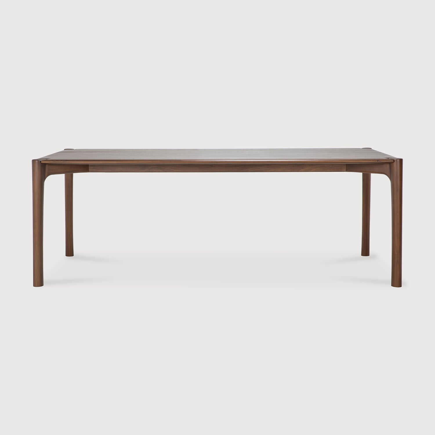 PI Esstisch - lackiertes Teak - braun - rechteckig - 220 x 95 x 76 cm - ZEN ZONE Furniture