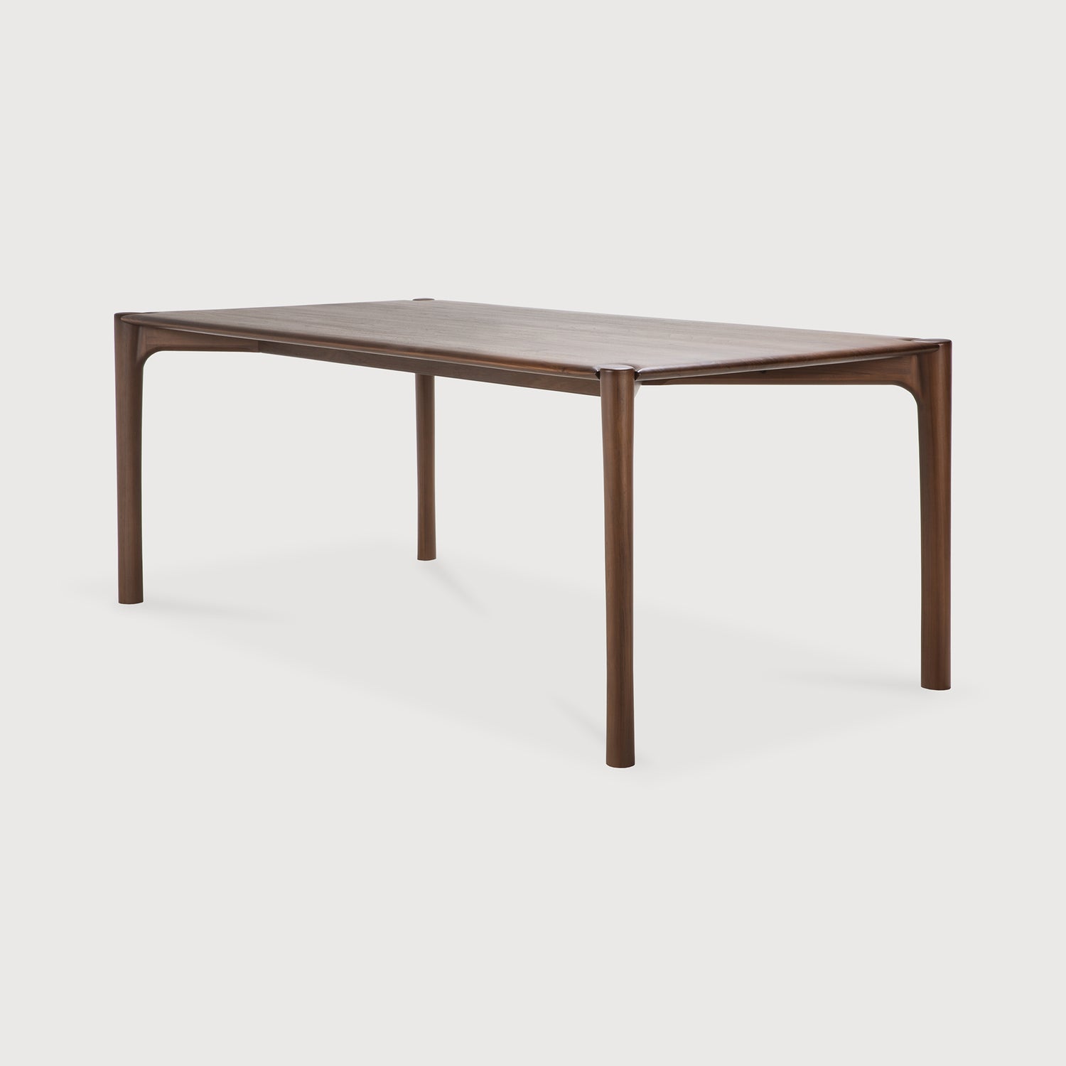 PI Esstisch - lackiertes Teak - braun - rechteckig - 220 x 95 x 76 cm - ZEN ZONE Furniture