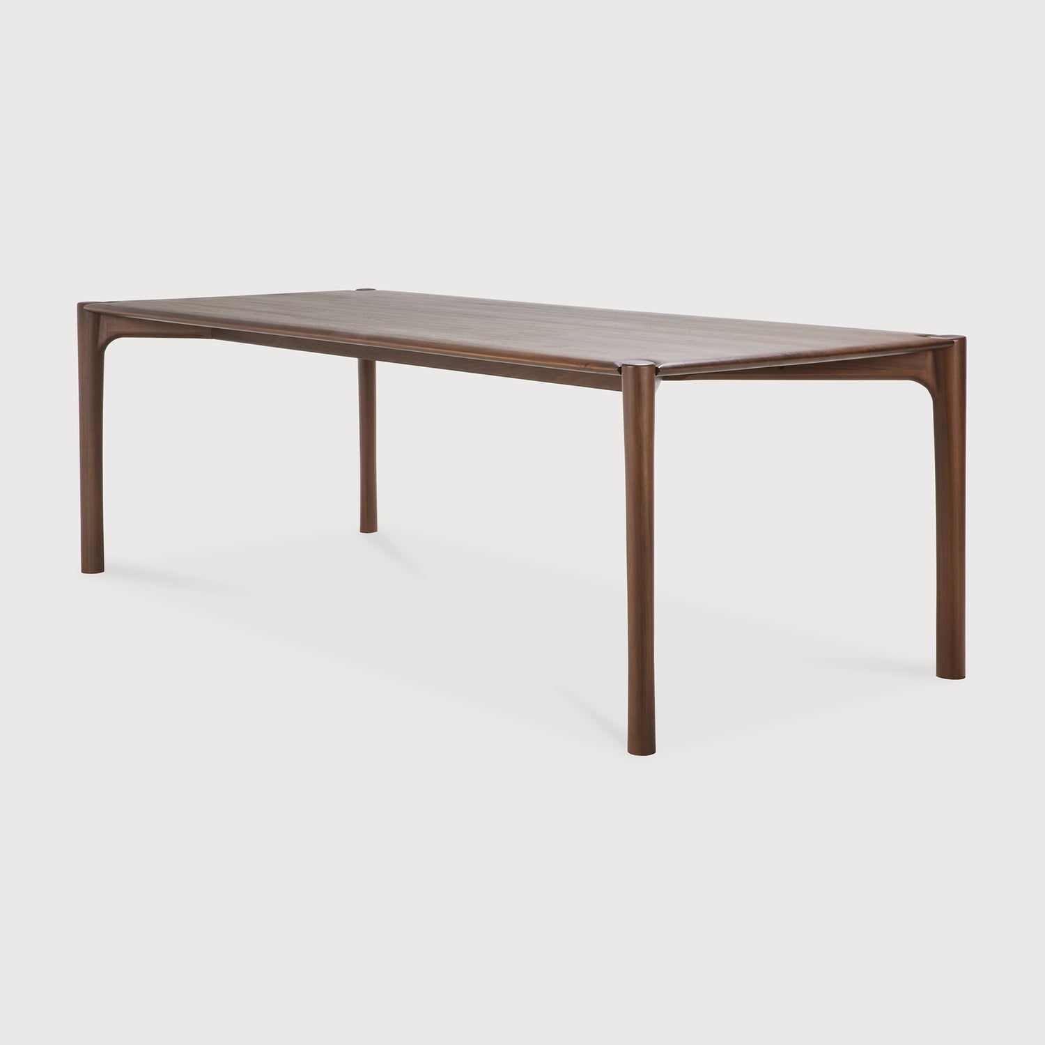 PI Esstisch - lackiertes Teak - braun - rechteckig - 240 x 100 x 76 cm - ZEN ZONE Furniture