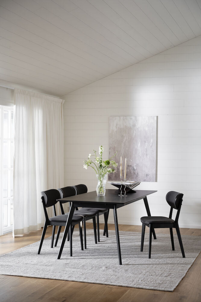 YUMI Esstisch Schwarz 190x90x75cm - ZEN ZONE