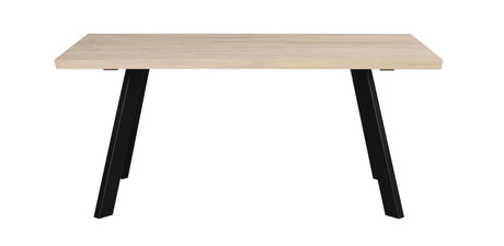 FRED Esstisch Weiß pigmentiert/Schwarz 170x95x75cm - ZEN ZONE