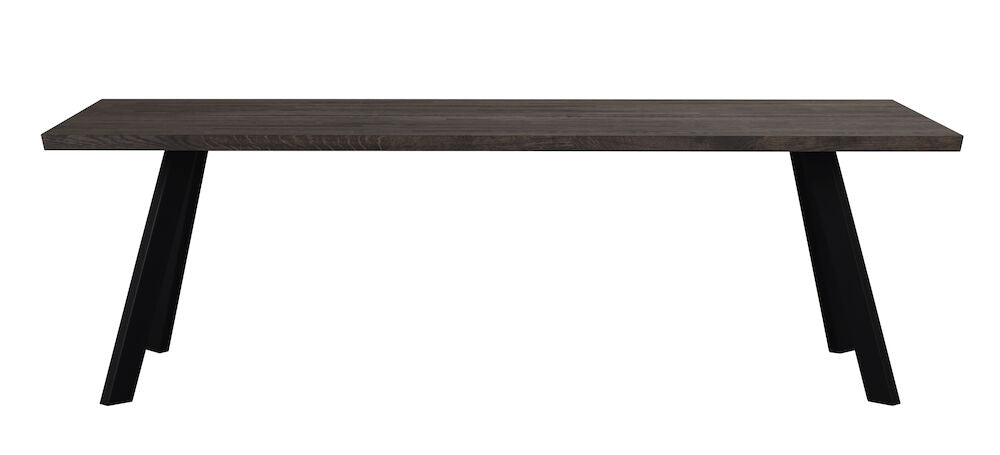 FRED Esstisch Dunkelbraun/Schwarz 240x100x75cm - ZEN ZONE