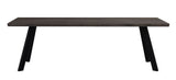 FRED Esstisch Dunkelbraun/Schwarz 240x100x75cm - ZEN ZONE