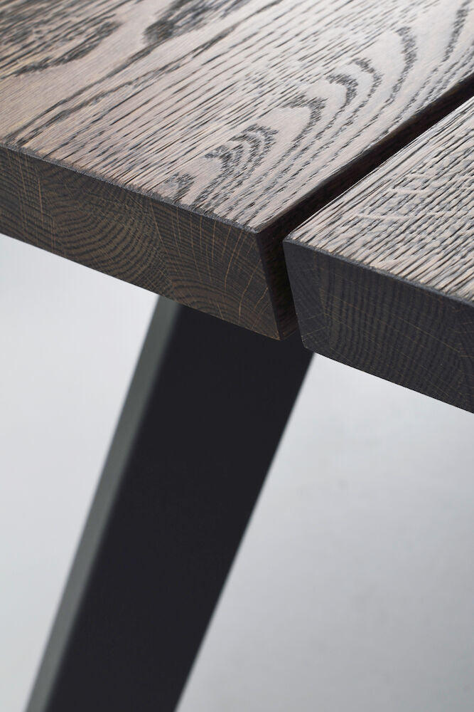 FRED Esstisch Dunkelbraun/Schwarz 240x100x75cm - ZEN ZONE
