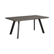 FRED Esstisch Dunkelbraun/Schwarz 170x95x75cm - ZEN ZONE