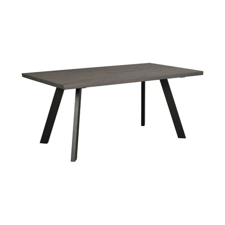 FRED Esstisch Dunkelbraun/Schwarz 170x95x75cm - ZEN ZONE