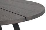 FRED Esstisch Dunkelbraun/Schwarz 160x160x75cm - ZEN ZONE