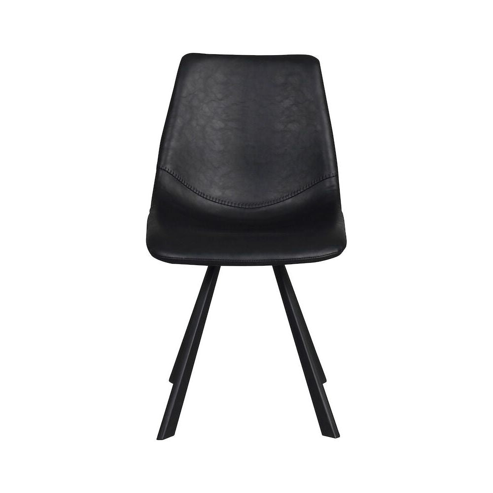 AUBURN Esszimmerstuhl Schwarz 46x60x83cm - ZEN ZONE