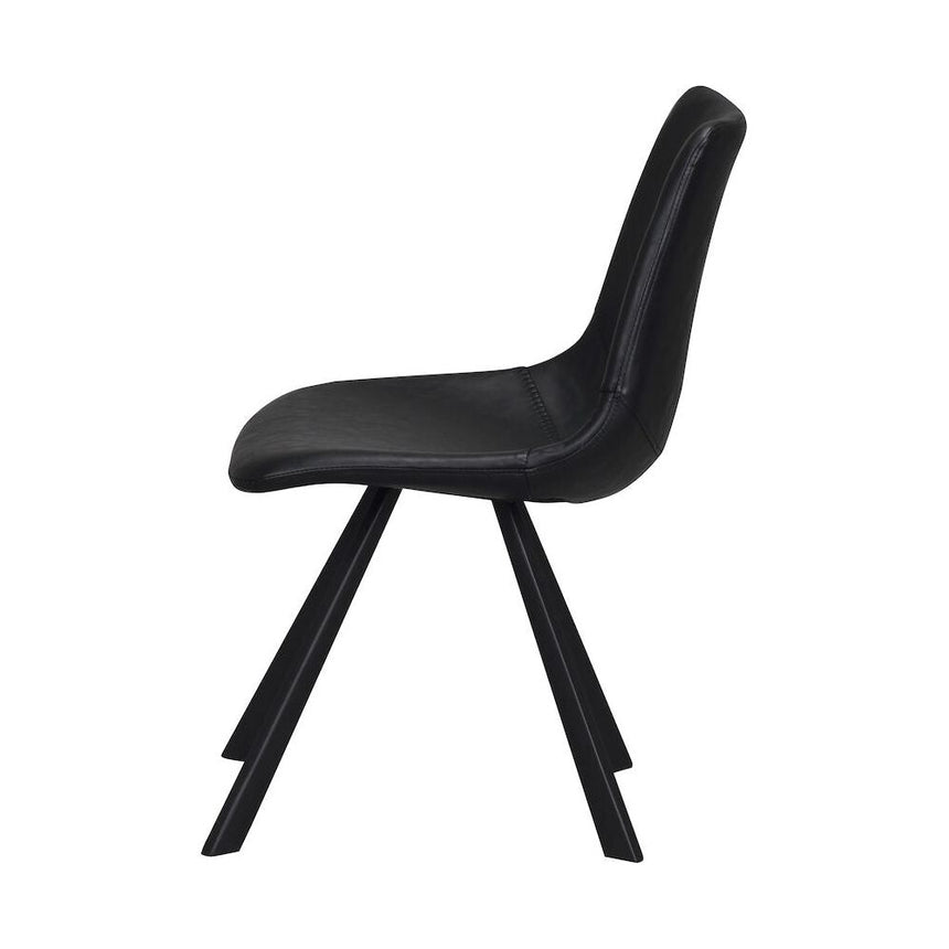 AUBURN Esszimmerstuhl Schwarz 46x60x83cm - ZEN ZONE