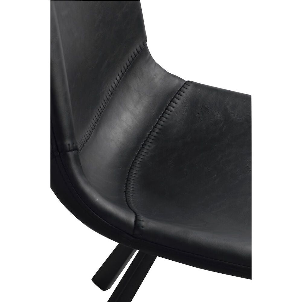 AUBURN Esszimmerstuhl Schwarz 46x60x83cm - ZEN ZONE