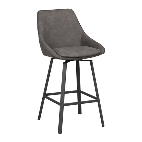 ALISON Barhocker Dunkelgrau/Schwarz 48x54x96cm - ZEN ZONE Furniture