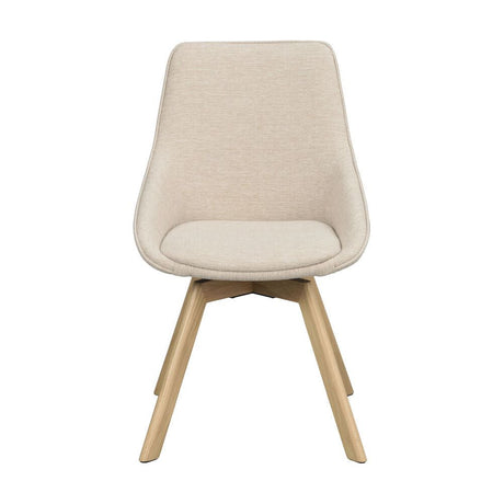 ALISON Esszimmerstuhl Hellbeige/Eiche 51x60x88cm - ZEN ZONE