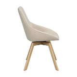 ALISON Esszimmerstuhl Hellbeige/Eiche 51x60x88cm - ZEN ZONE