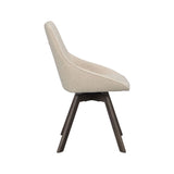 ALISON Esszimmerstuhl Hellbeige/Braun 51x60x88cm - ZEN ZONE