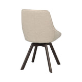 ALISON Esszimmerstuhl Hellbeige/Braun 51x60x88cm - ZEN ZONE