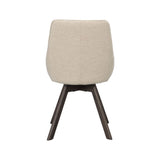 ALISON Esszimmerstuhl Hellbeige/Braun 51x60x88cm - ZEN ZONE