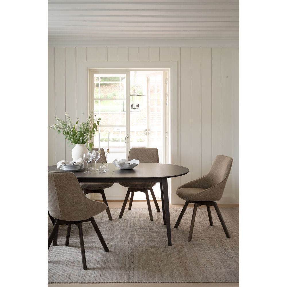 FILIPPA Esstisch Dunkelbraun 120x105x74cm - ZEN ZONE Furniture