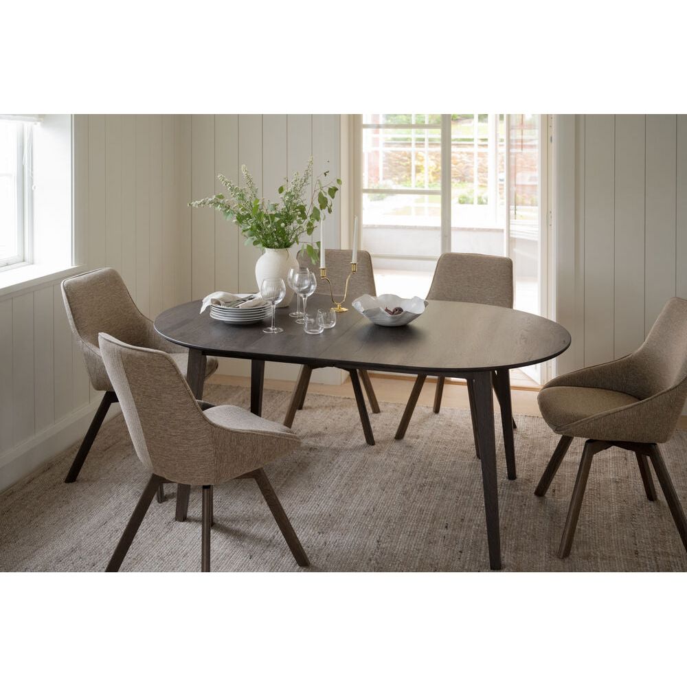 FILIPPA Esstisch Dunkelbraun 120x105x74cm - ZEN ZONE Furniture