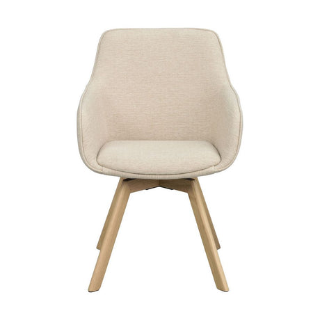 ALISON Esszimmerstuhl Hellbeige/Eiche 58x60x88cm - ZEN ZONE