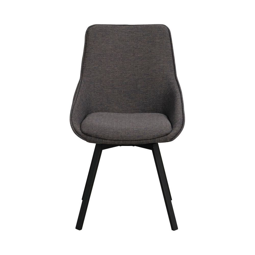 ALISON Essstuhl Grau/Schwarz 51x60x87cm - ZEN ZONE Furniture