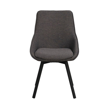 ALISON Essstuhl Grau/Schwarz 51x60x87cm - ZEN ZONE Furniture