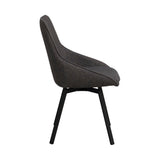 ALISON Essstuhl Grau/Schwarz 51x60x87cm - ZEN ZONE Furniture