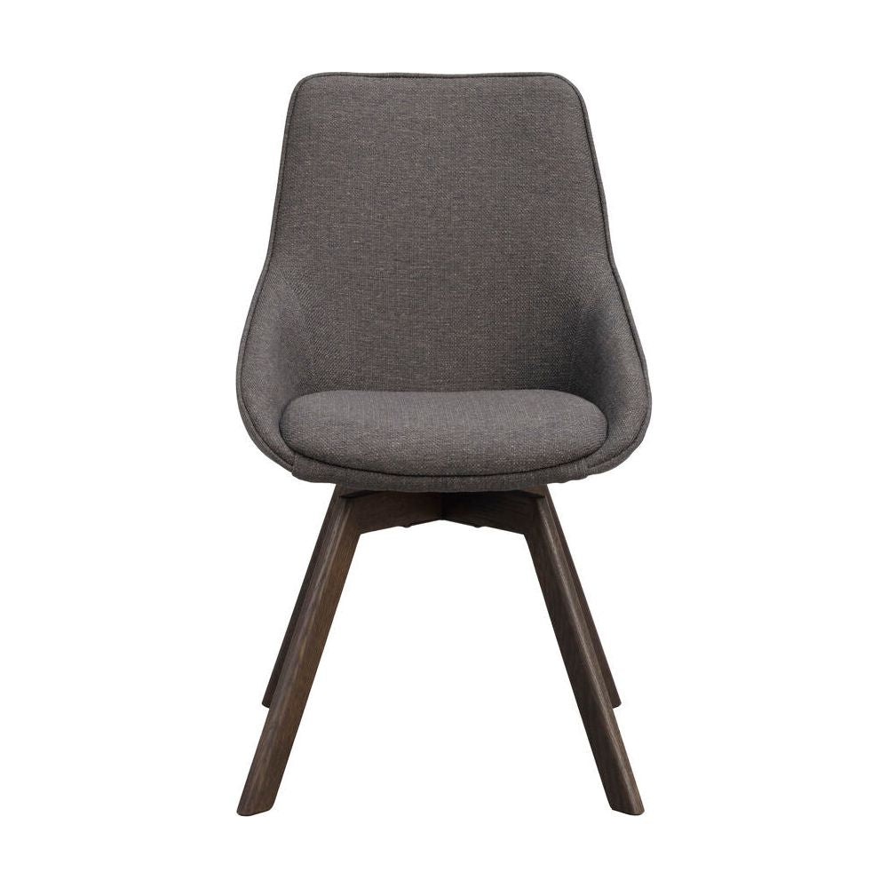 ALISON Essstuhl Grau/Braun 51x60x88cm - ZEN ZONE Furniture