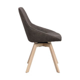ALISON Essstuhl Dunkelgrau/weiß pigmentiert 51x60x88cm - ZEN ZONE Furniture