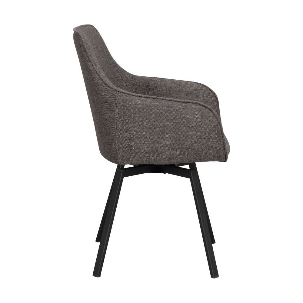 ALISON Essstuhl Grau/Schwarz 58x59x89cm - ZEN ZONE Furniture