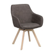ALISON Essstuhl Dunkelgrau/weiß pigmentiert 58x60x88cm - ZEN ZONE Furniture
