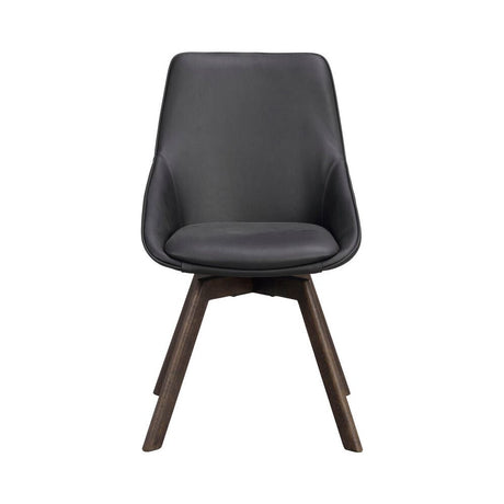 ALISON Essstuhl Schwarz/braun 51x60x88cm - ZEN ZONE Furniture