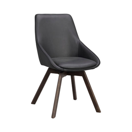 ALISON Essstuhl Schwarz/braun 51x60x88cm - ZEN ZONE Furniture
