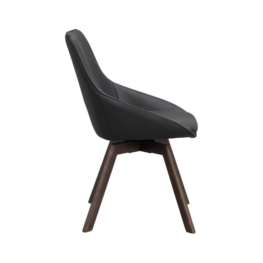 ALISON Essstuhl Schwarz/braun 51x60x88cm - ZEN ZONE Furniture