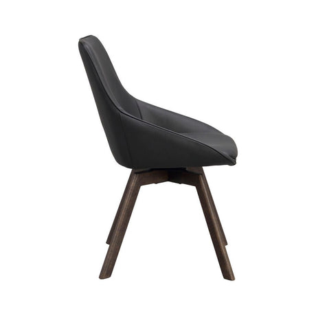 ALISON Essstuhl Schwarz/braun 51x60x88cm - ZEN ZONE Furniture